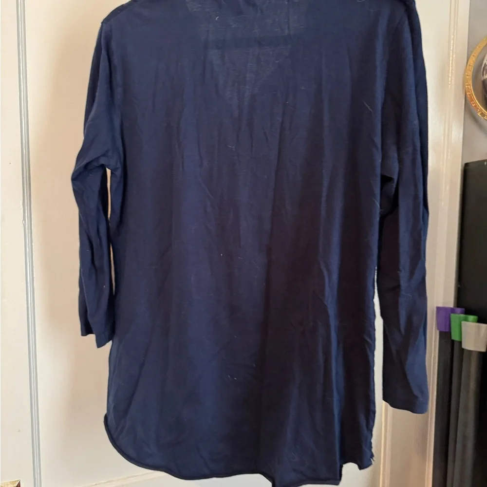 Michael Stars Navy Blue Top - Picture 2 of 4